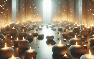 Creating a Sacred Meditation Space with Stone Candles