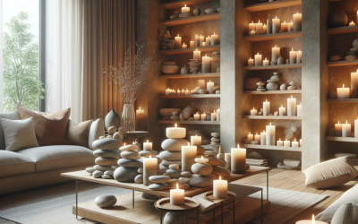 How to Decorate with Stone Candles for a Calming Home