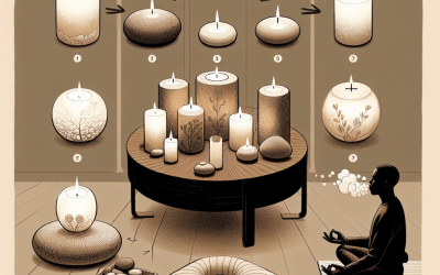 How to Use Stone Candles for Grounding and Centering