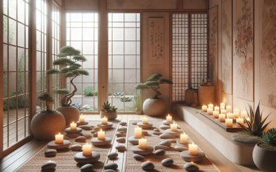 Creating a Zen-Like Home with Stone Candles for Meditation