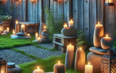 How to Create a Tranquil Outdoor Space with Stone Candles