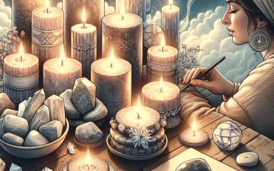 How to Use Stone Candles for Setting Intentions and Manifestation