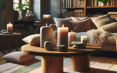 Creating a Tranquil Atmosphere at Home with Stone Candles