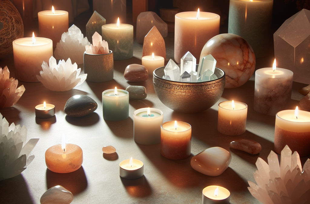 The Healing Properties of Crystal Stone Candles