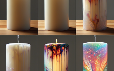 From Simple to Stunning: Transforming Candles with Resin Artistry