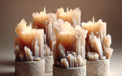 Resin Candles: The Perfect Blend of Art, Stone, and Light
