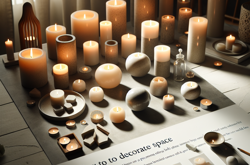 How to Decorate with Stone Candles Like a Pro