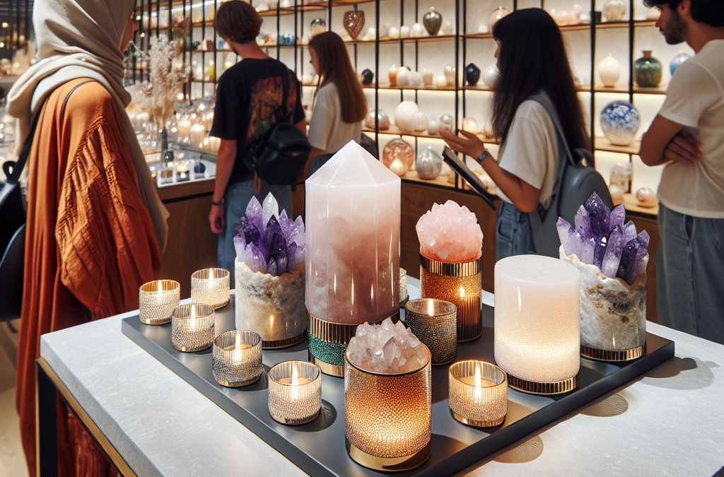 Why Crystal Stone Candles Are Trending in 2024