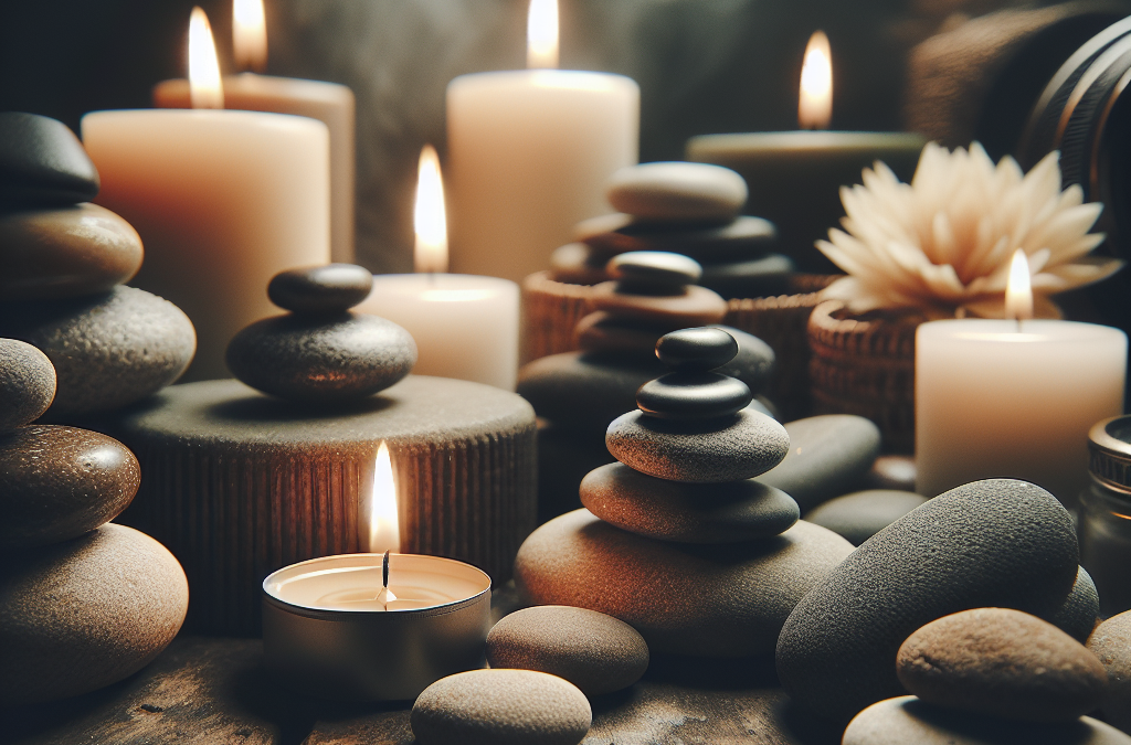 Stoned candles for mental clarity